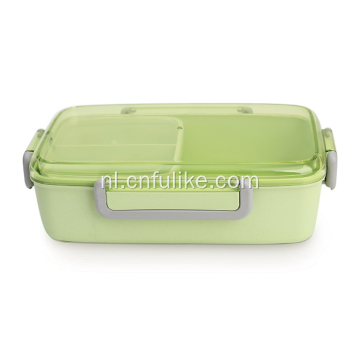 Hoge kwaliteit Bamboo Fiber Lunch Box Organizer